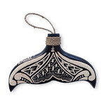 Hand Carved Kauai Whale Tail Wall Hanging
