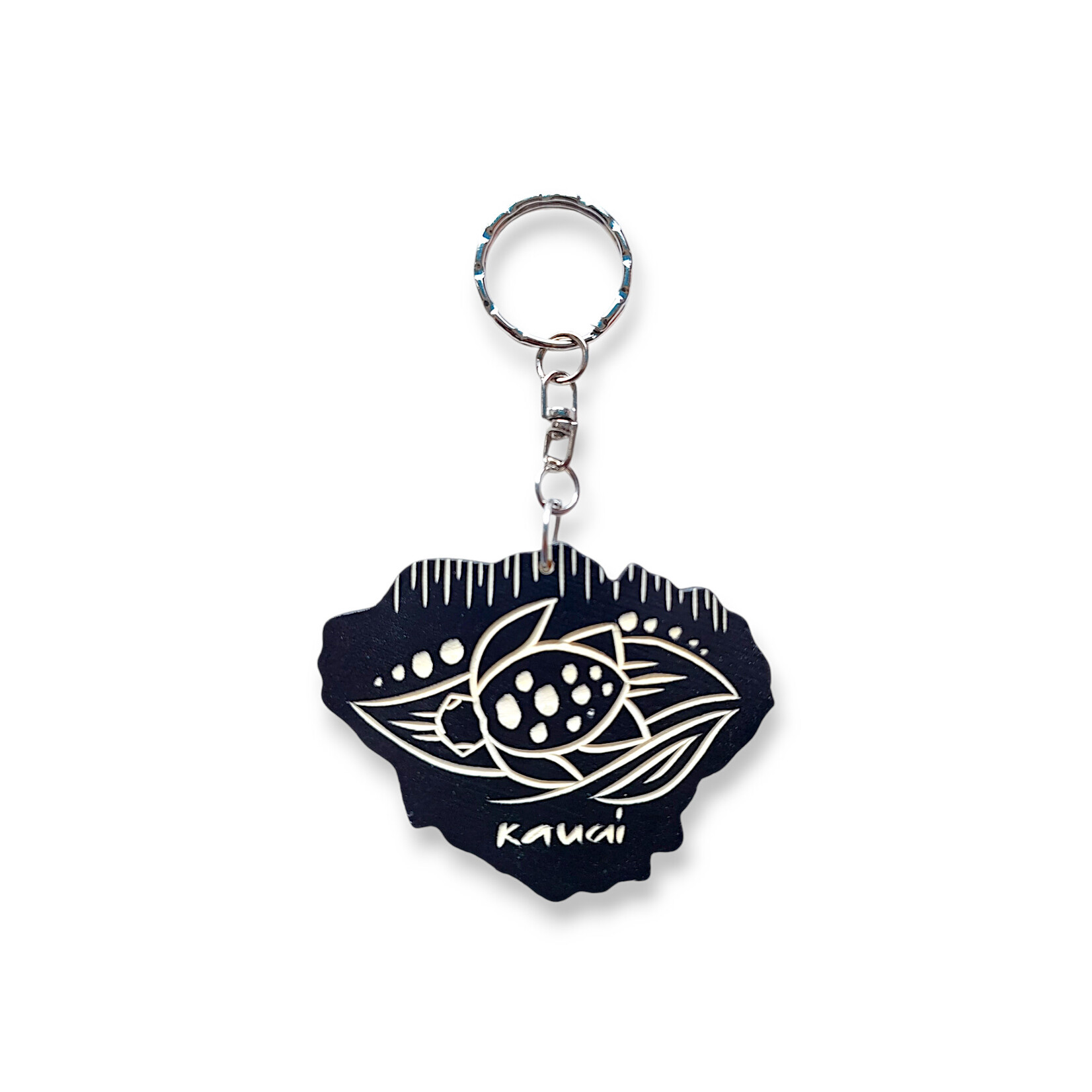 Hand Carved Keychain, Pack of 10 Kauai Island Turtle 1