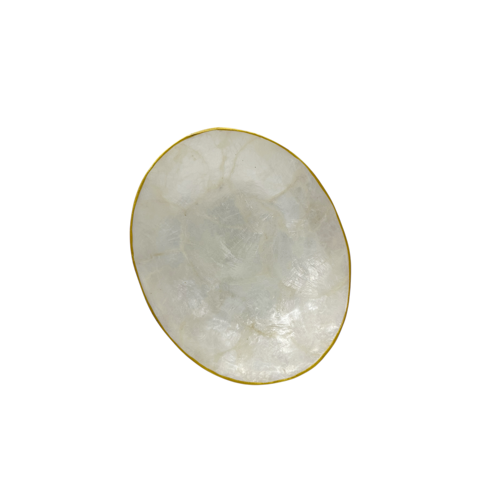 Hand Made Capiz Shell Dish Oval Medium