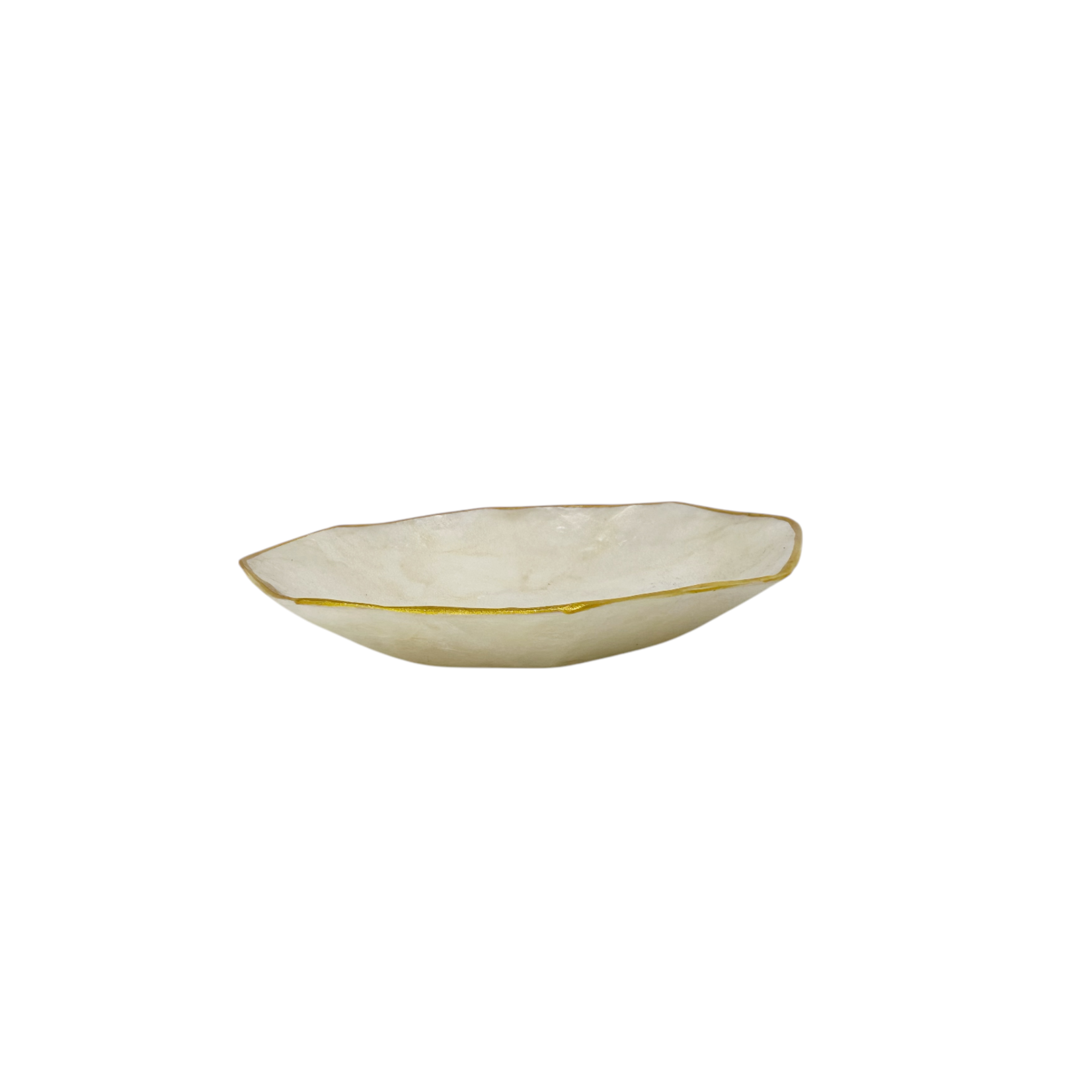 Hand Made Capiz Shell Dish Octagon Large