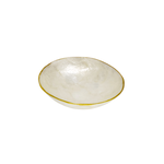 Hand Made Capiz Shell Round Bowl Medium