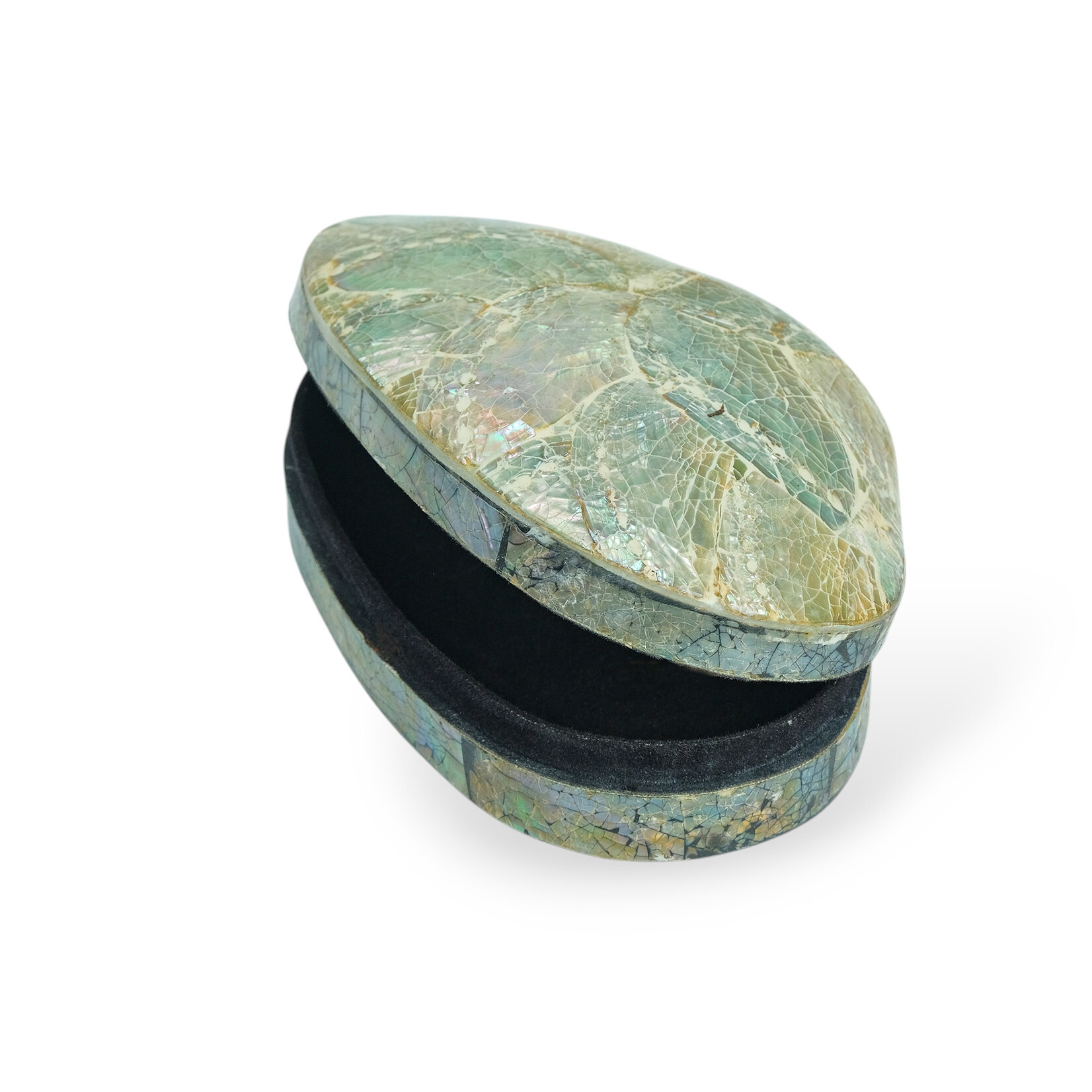 Hand Made Light Seven Eye Shell Jewelry Box 24cm x 15cm