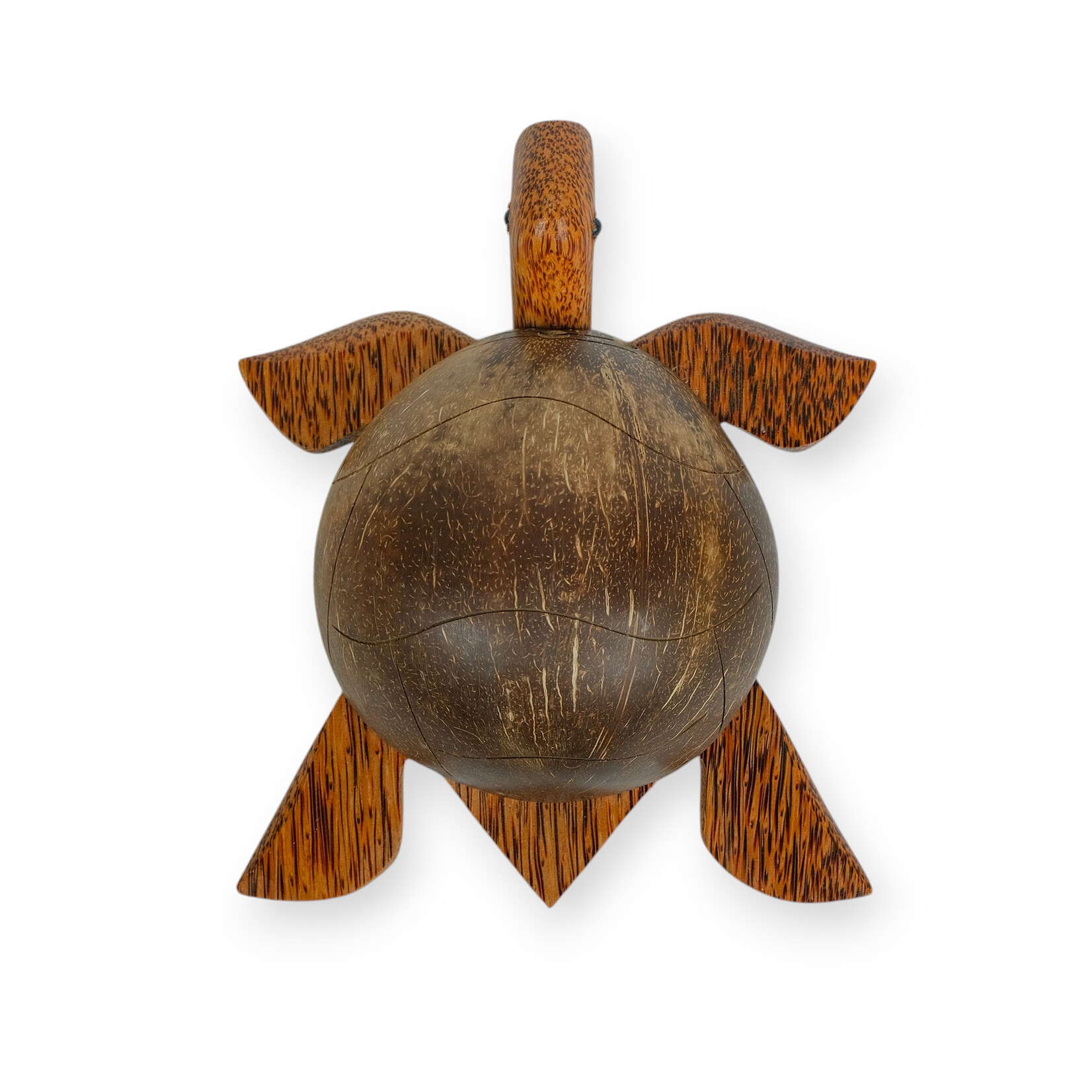 Hand Carved Coconut Shell Turtle Large