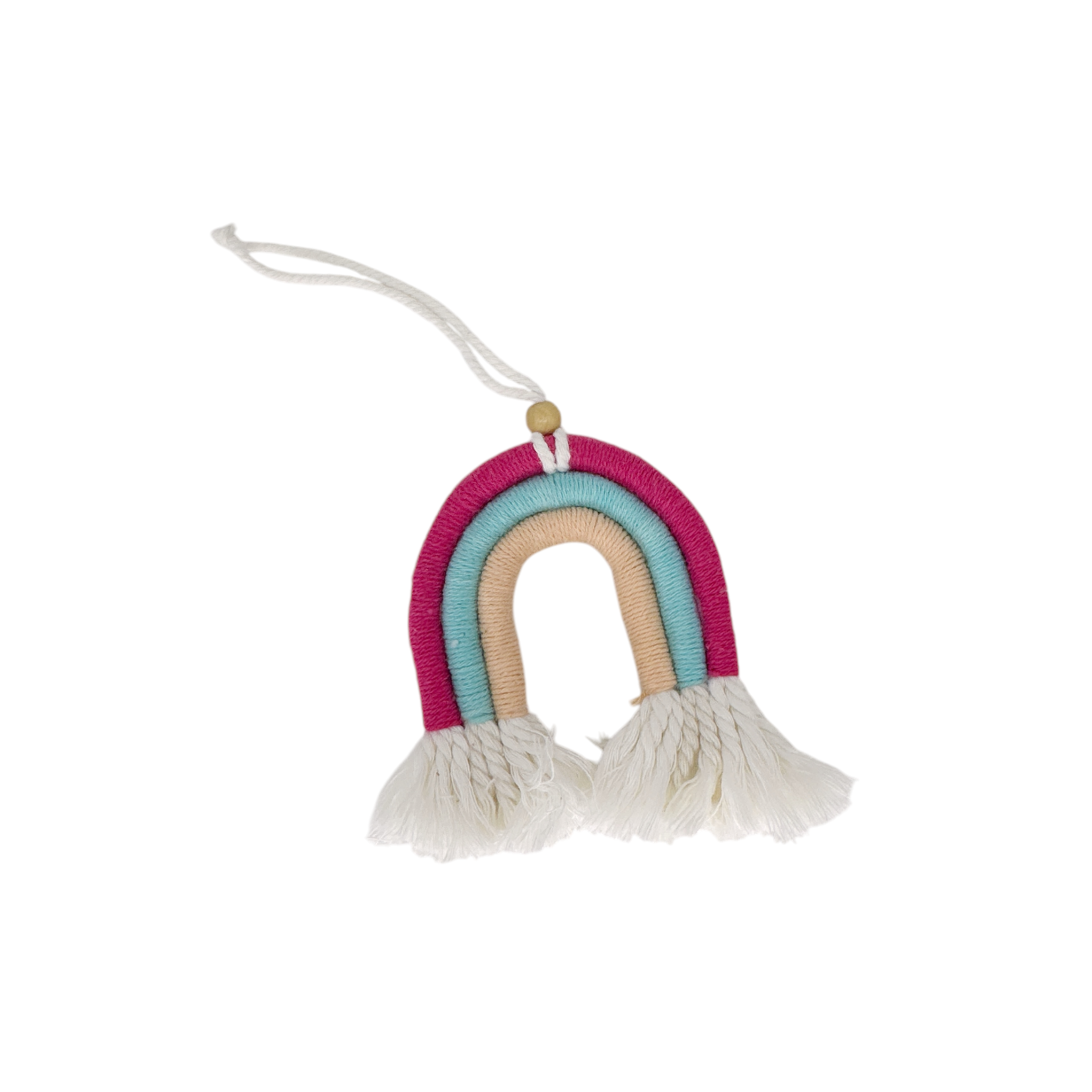 Small Macrame Rainbow Multi