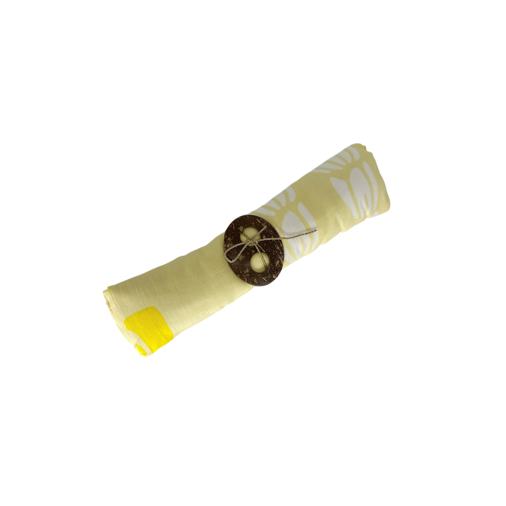 Puakenikeni Lei Sarong Yellow