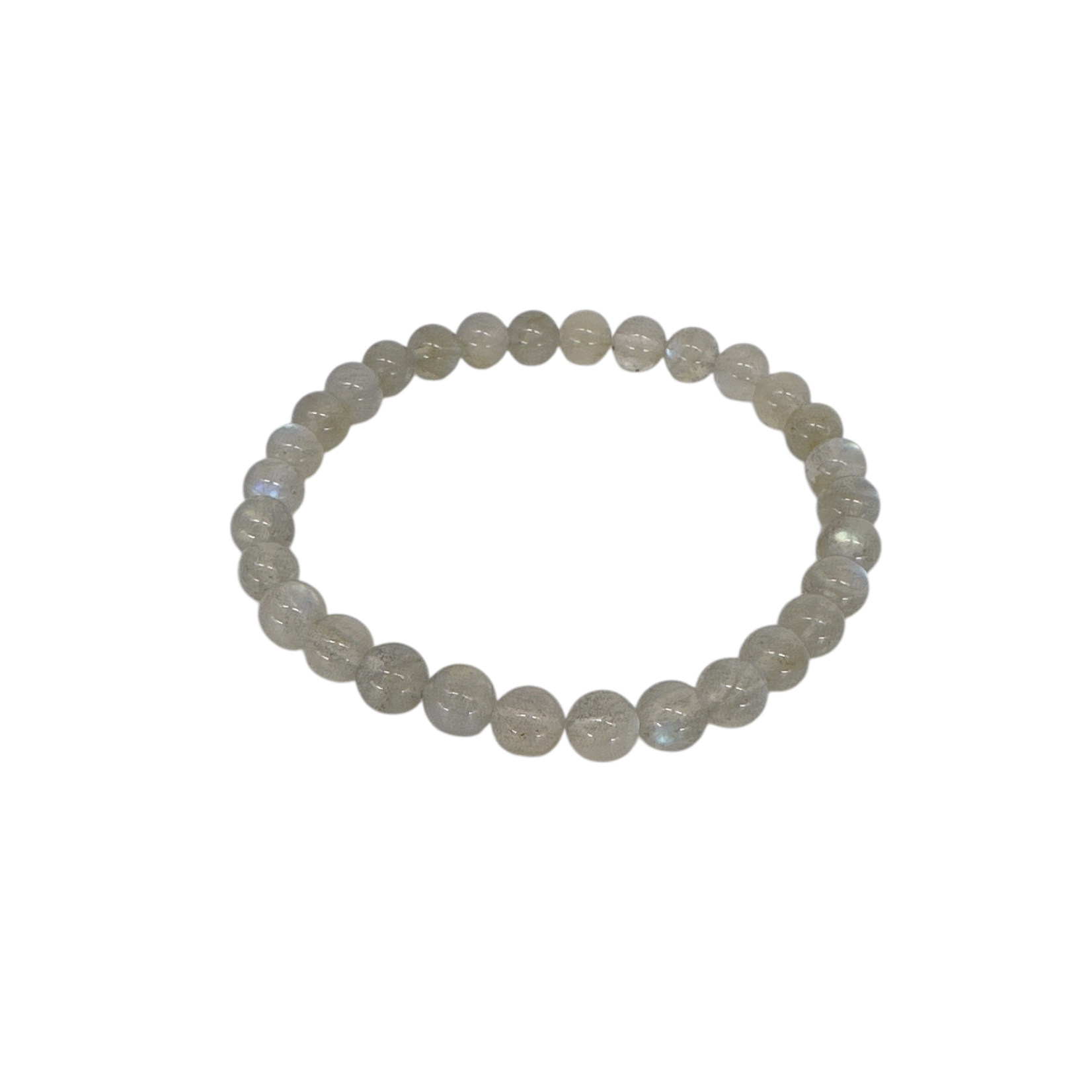 Labradorite Gemstone Stretch Bracelet 6mm