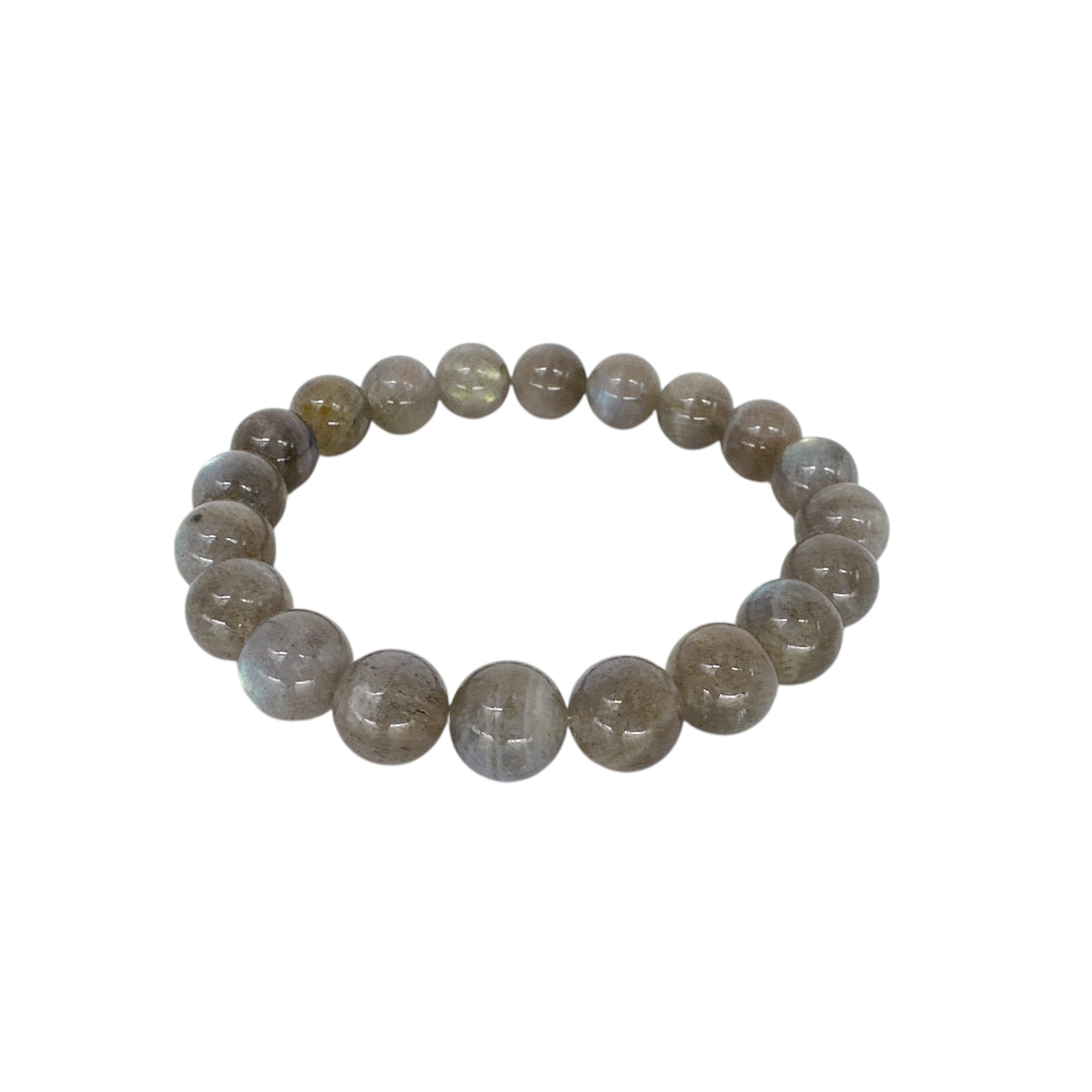 Labradorite Gemstone Stretch Bracelet 10mm