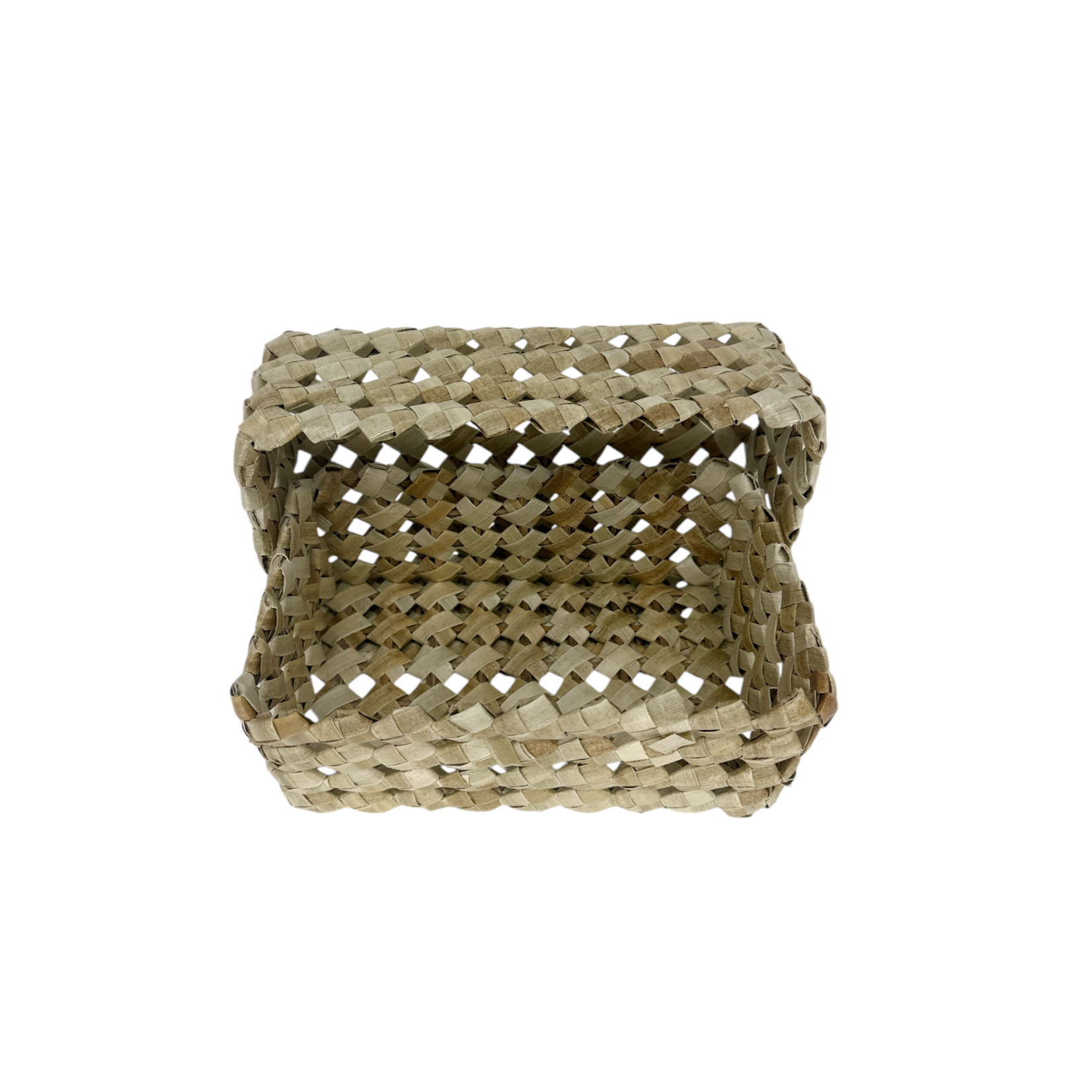 Lauhala Eyelet Two Piece Box Medium