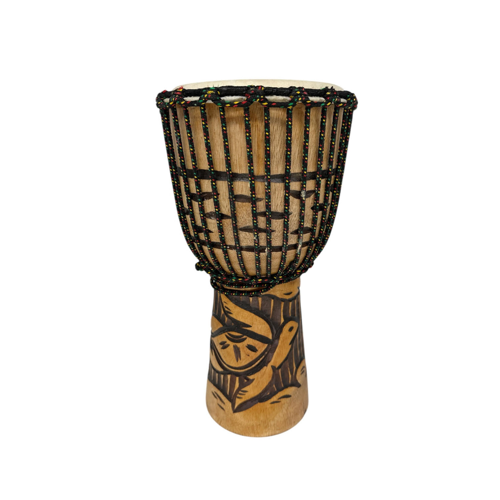 Hand Carved Turtle Drum 25cm