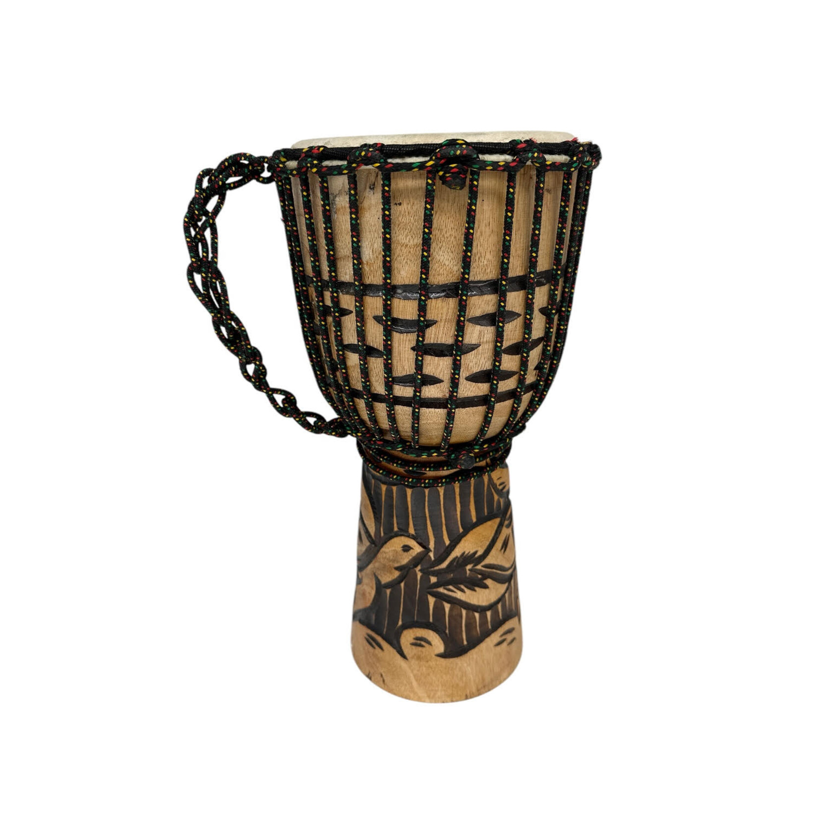 Hand Carved Turtle Drum 25cm