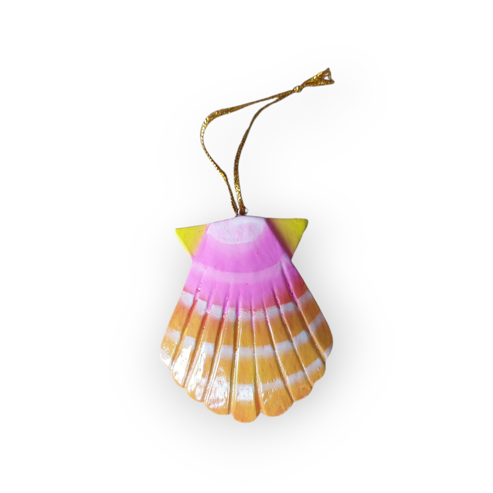 Handmade Sunrise Shell Ornament