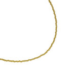 Citrine Adjustable 16-18" 2mm Gemstone Bead Necklace