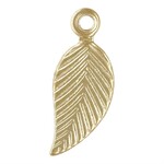 Gold Fill 5mm x 10mm Leaf Charm