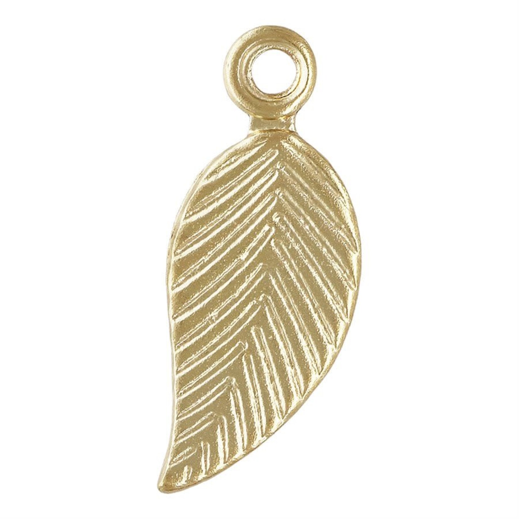 Gold Fill 5mm x 10mm Leaf Charm