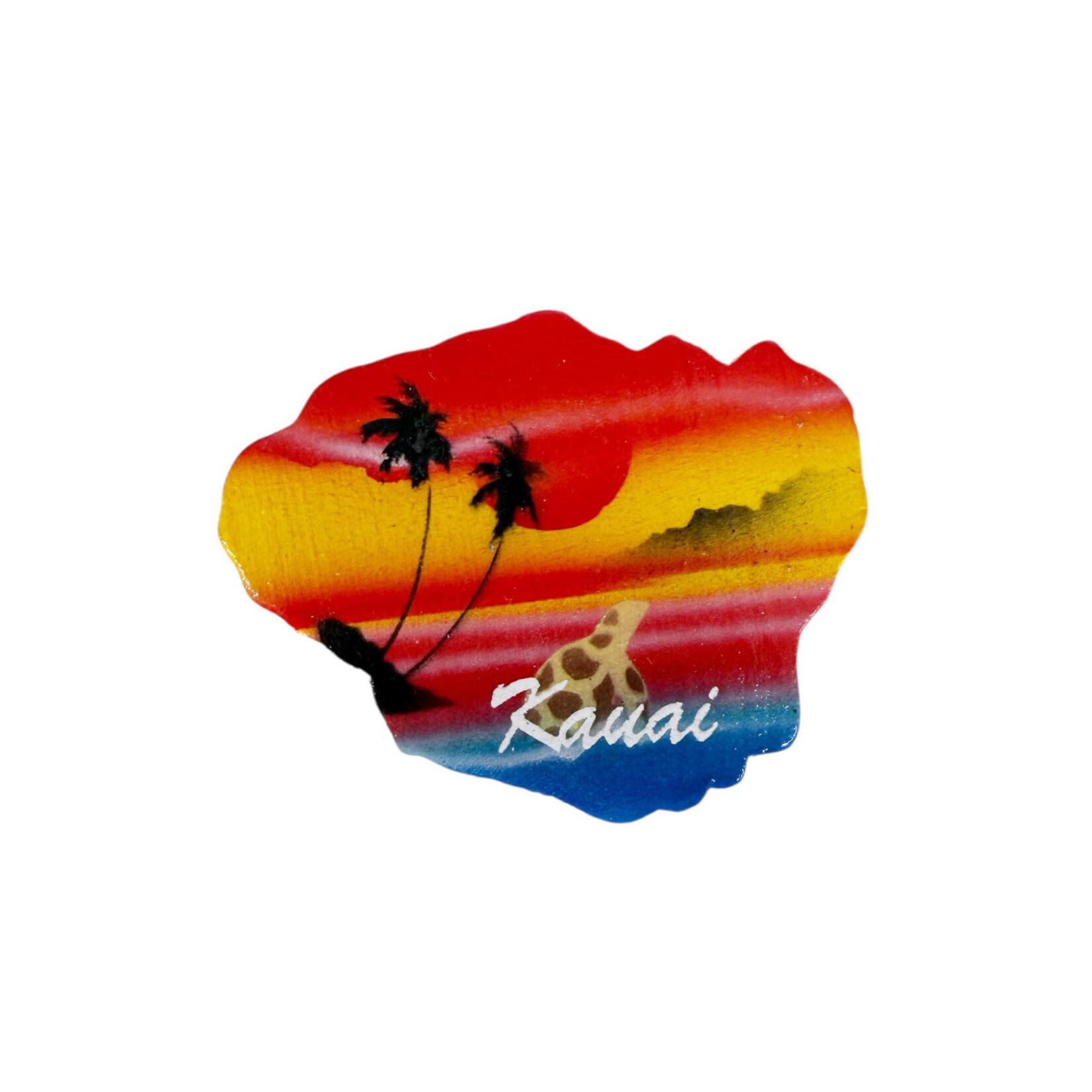 Airbrushed Magnet, Pack of 10 Kauai Island Sunset
