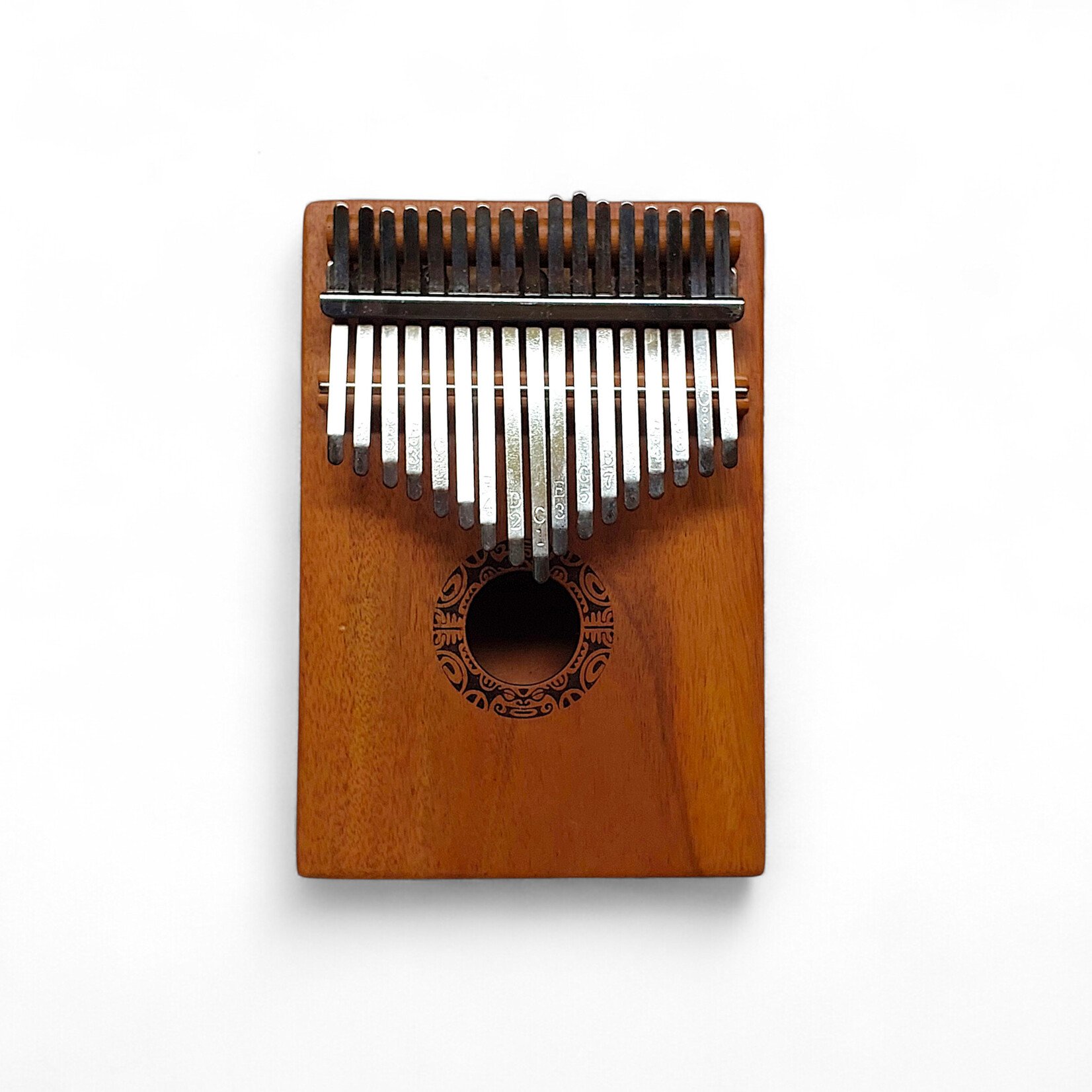 17 Key Mahogany Kalimba Thumb Piano
