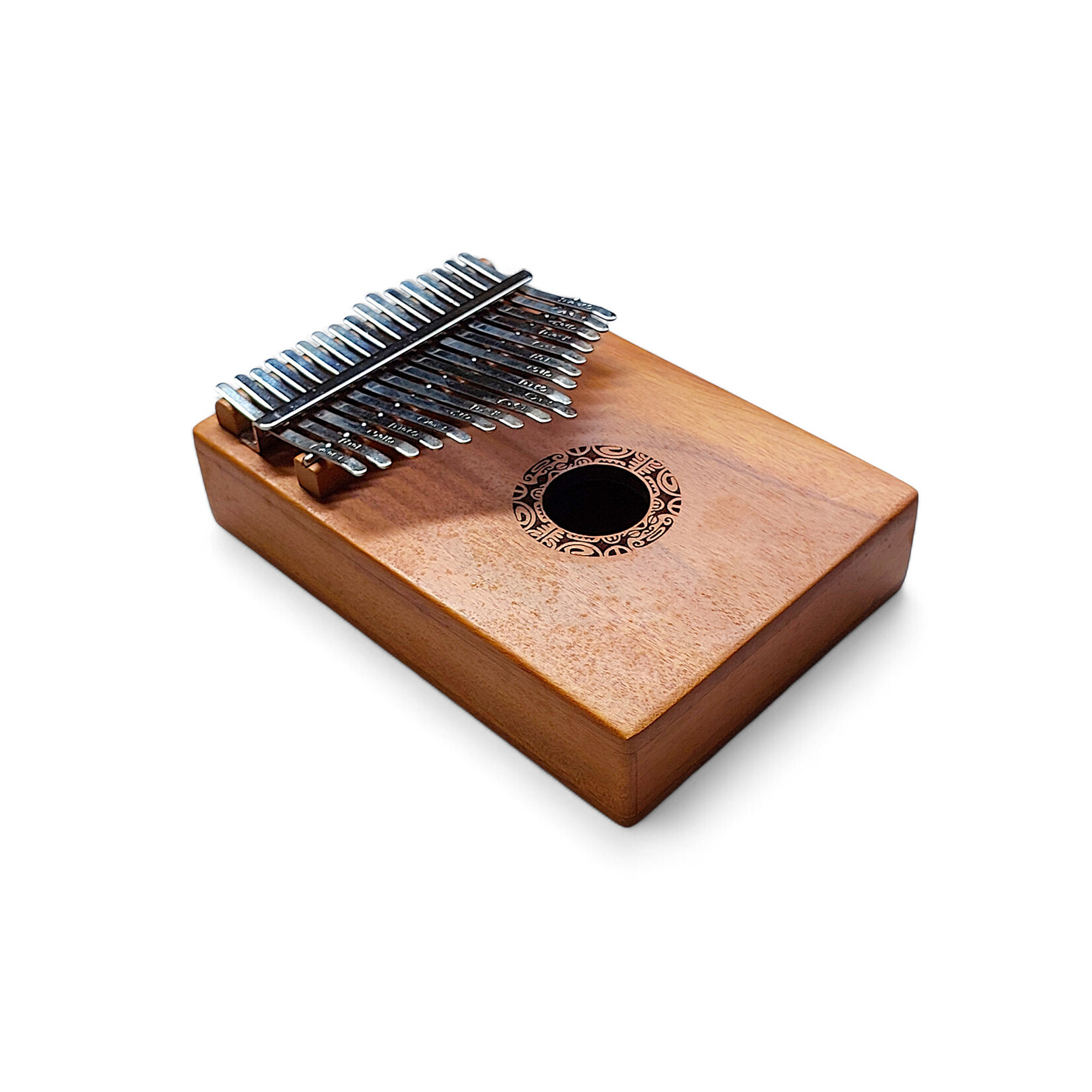 17 Key Mahogany Kalimba Thumb Piano