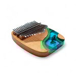 17 Key Beechwood Kalimba with Whale Set in Resin