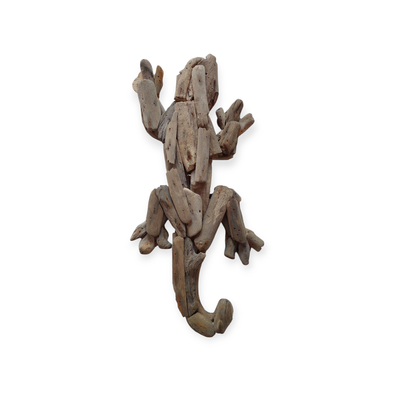 Hand Made Driftwood Gecko