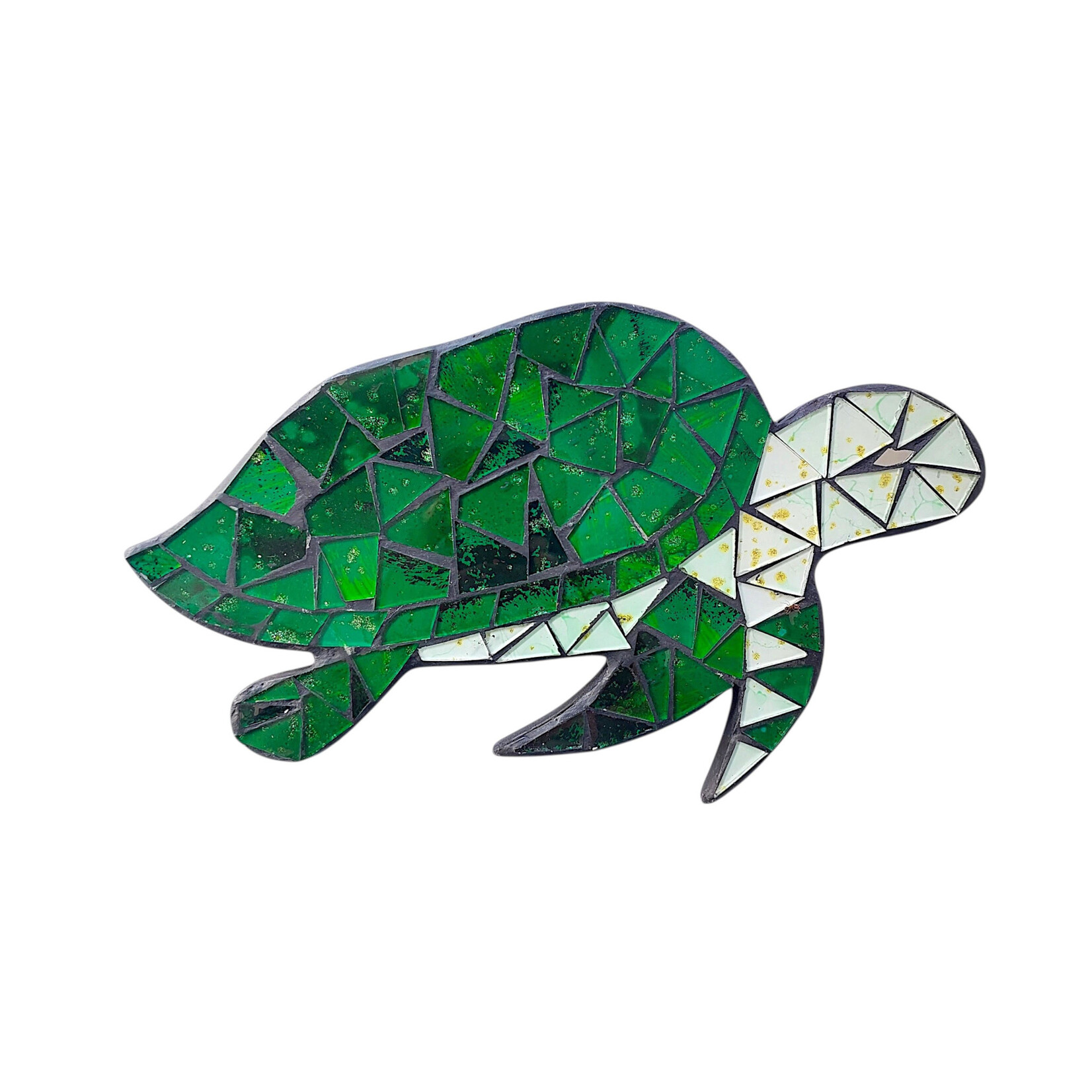 Mosaic Wall Hanging Turtle Medium #10