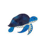 Mosaic Wall Hanging Turtle Large #11