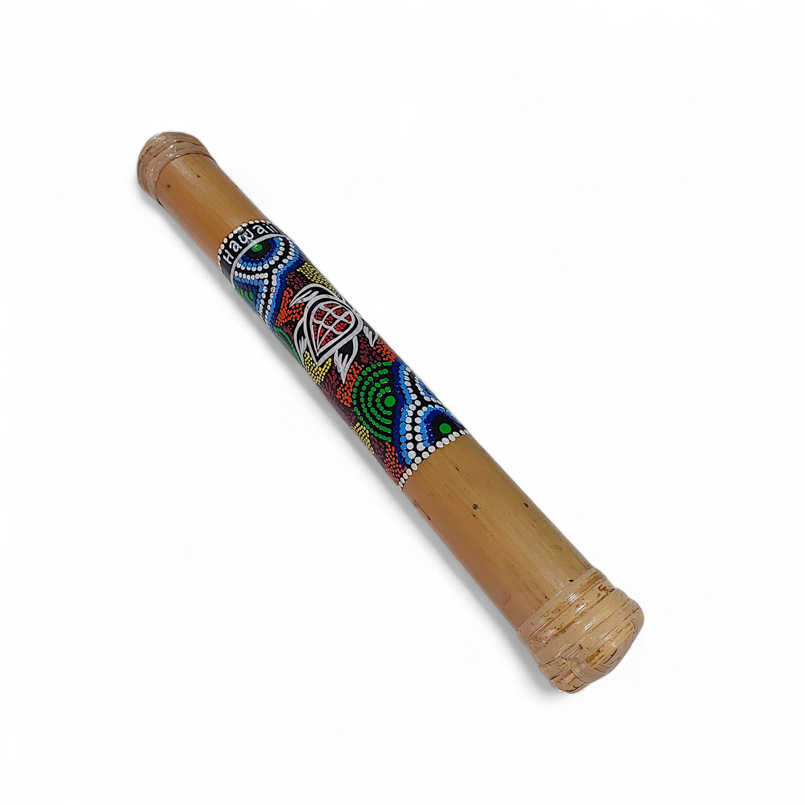 Hand Painted Rain Stick Turtle Hawaii 40cm