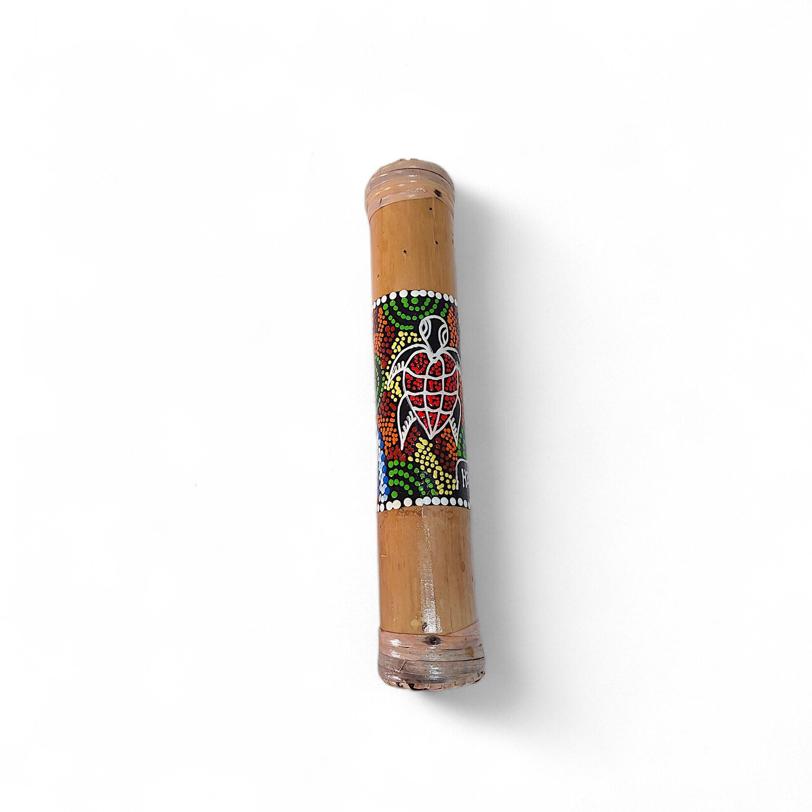 Hand Painted Rain Stick Turtle Hawaii 20cm