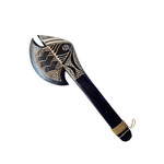 Hand Carved Polynesian War Club Axe