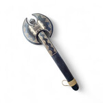 Hand Carved Polynesian War Club Double Axe