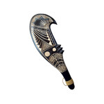 Hand Carved Polynesian War Club Hook