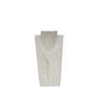 Torso Necklace Display Small White Wash