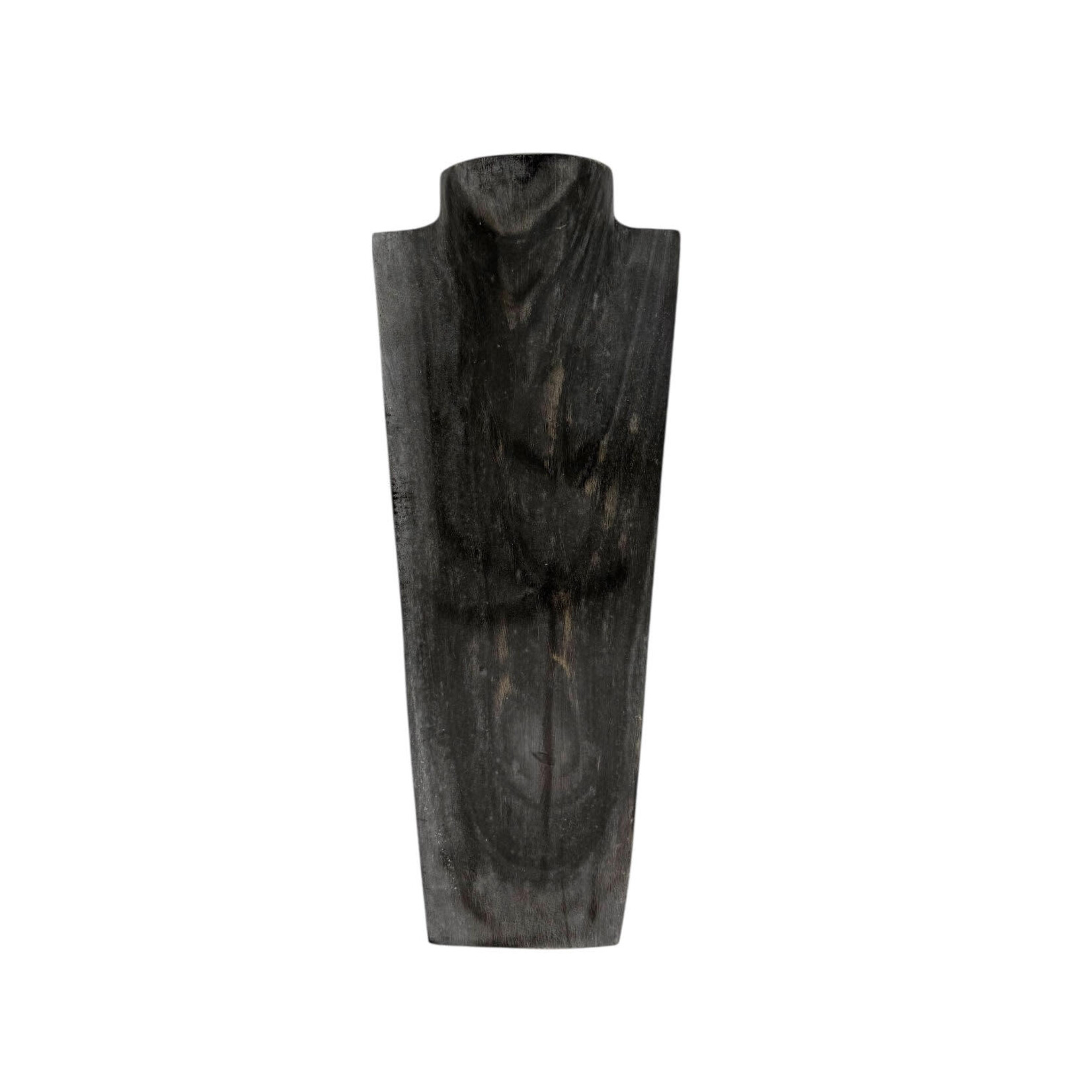 Torso Necklace Display Large Black Wash
