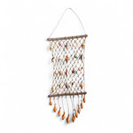 Hanging Albesia Driftwood, Jute Net, and Seashells 2