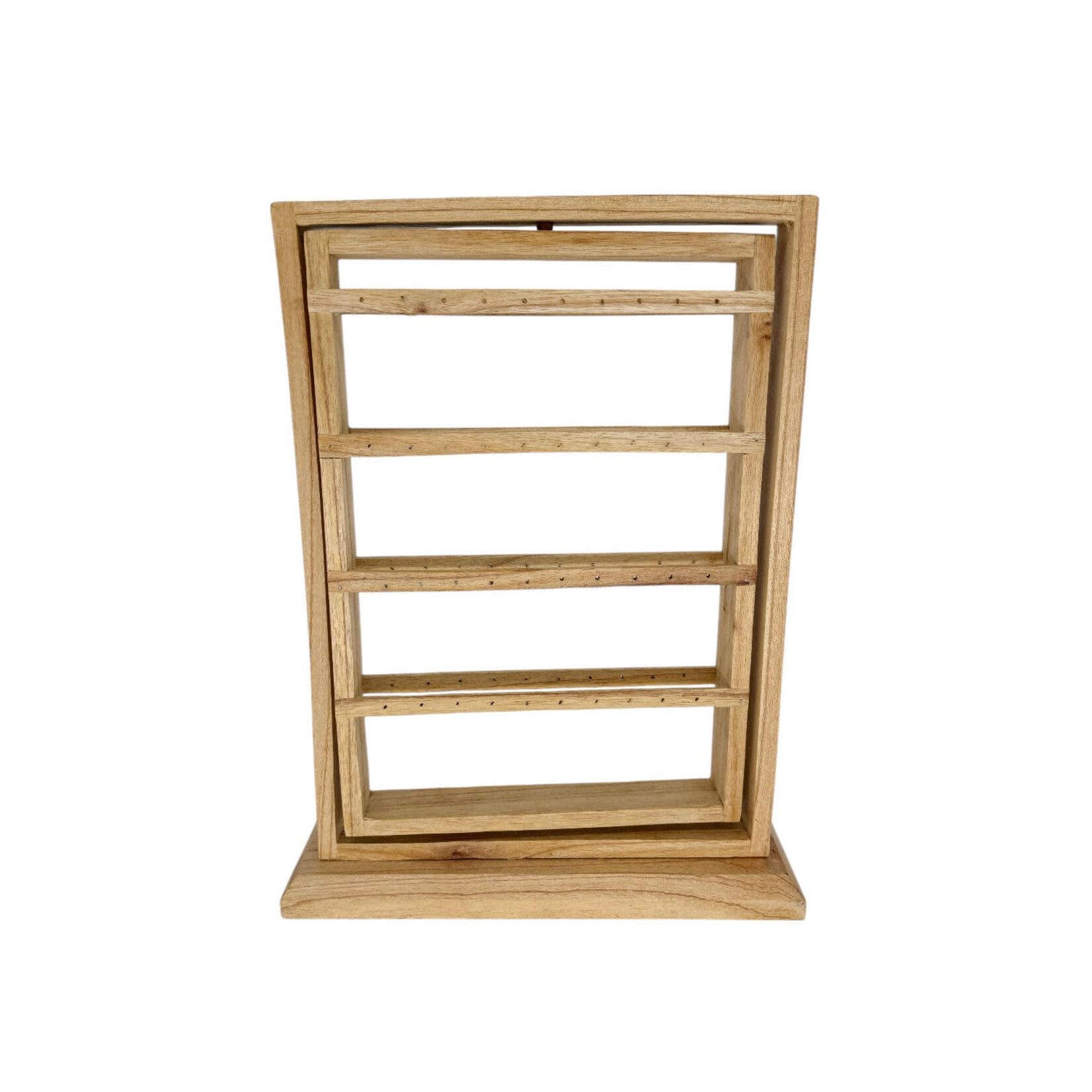 Hand Made 40cm Revolving Earring Display Natural