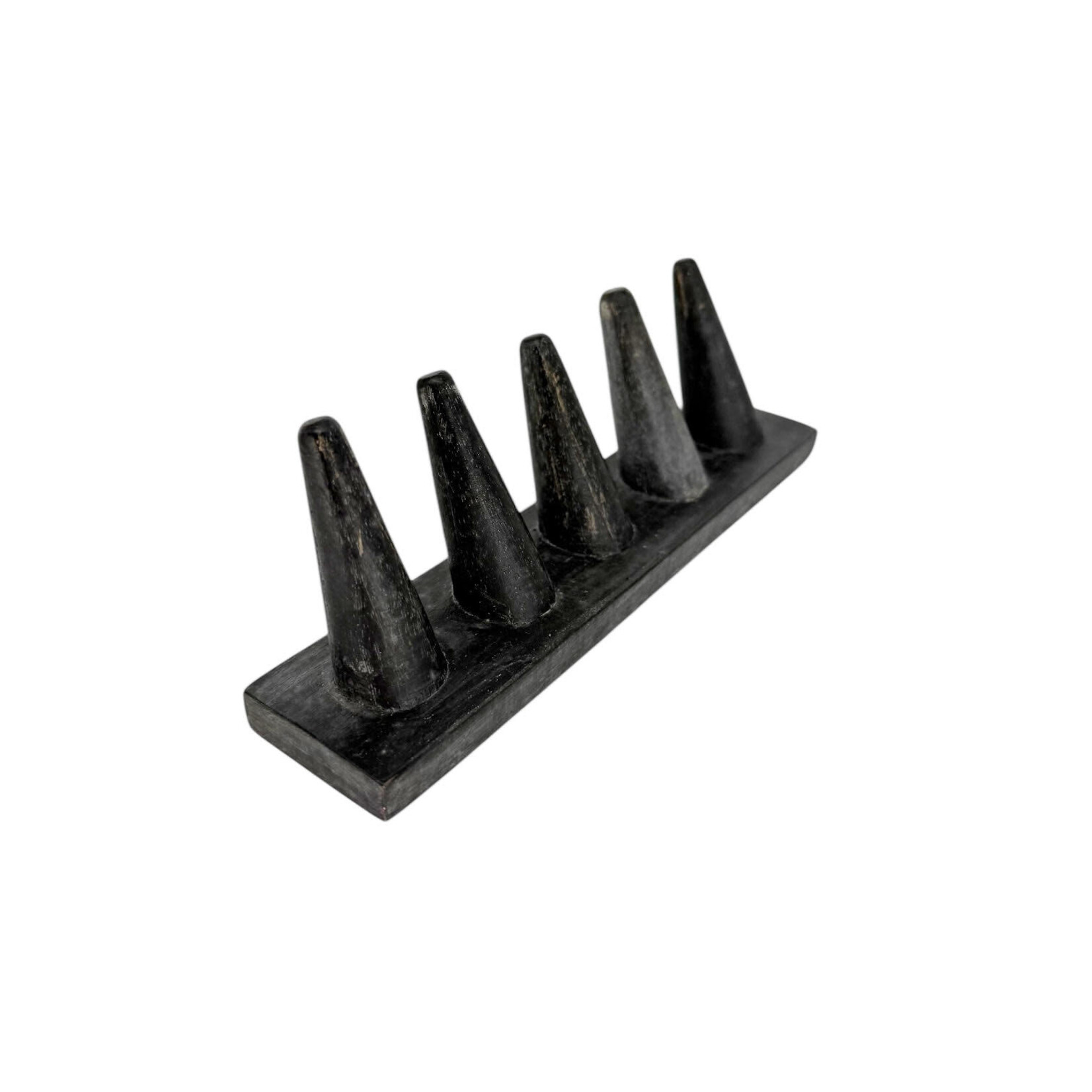 Ring Display Single Tier 5 Black Wash