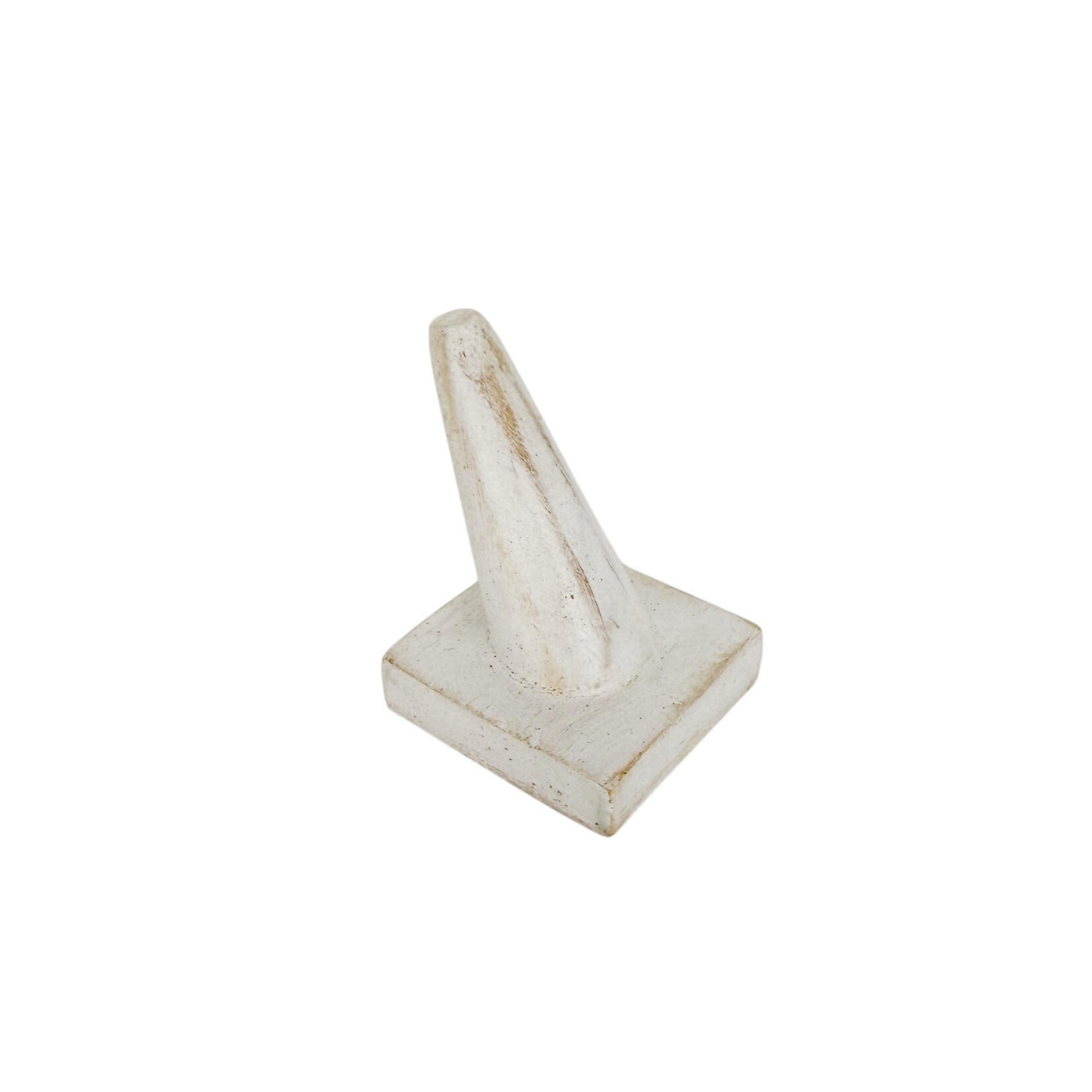 Ring Display Single White Wash