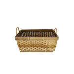 Hand Woven Bamboo Rectangle Basket Medium