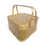 Hand Woven Bamboo Picnic Basket