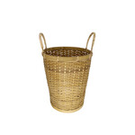 Hand Woven Bamboo Tall Basket Medium