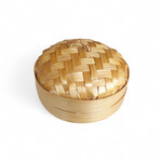 Hand Woven Bamboo Bowl with Lid