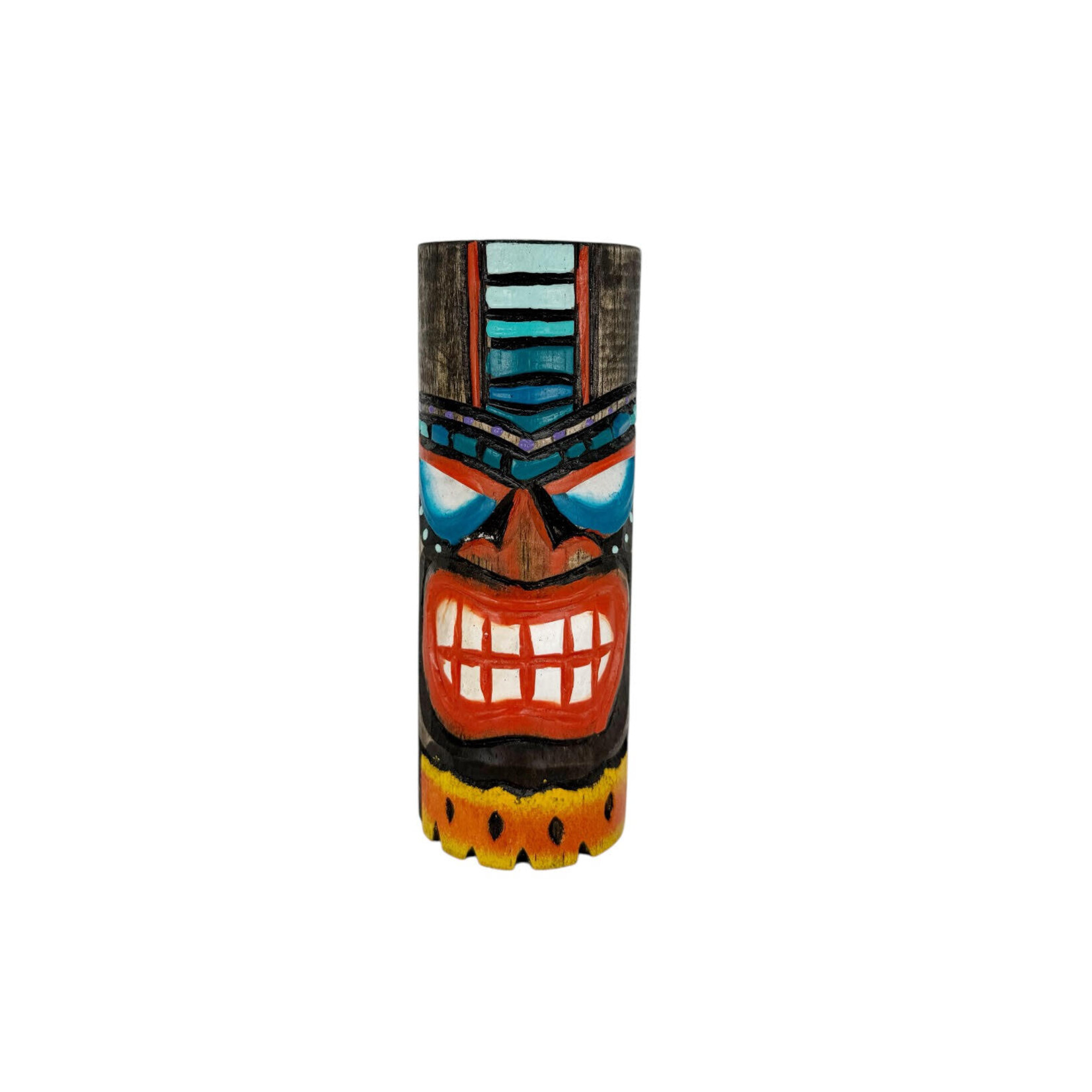Hand Carved Painted 15cm Tiki #6