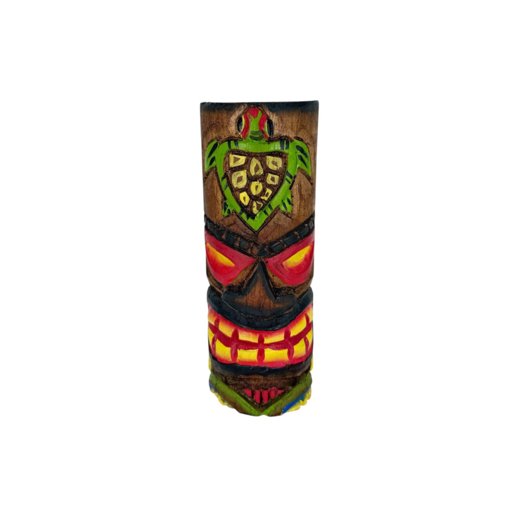 Hand Carved Painted 15cm Tiki #4