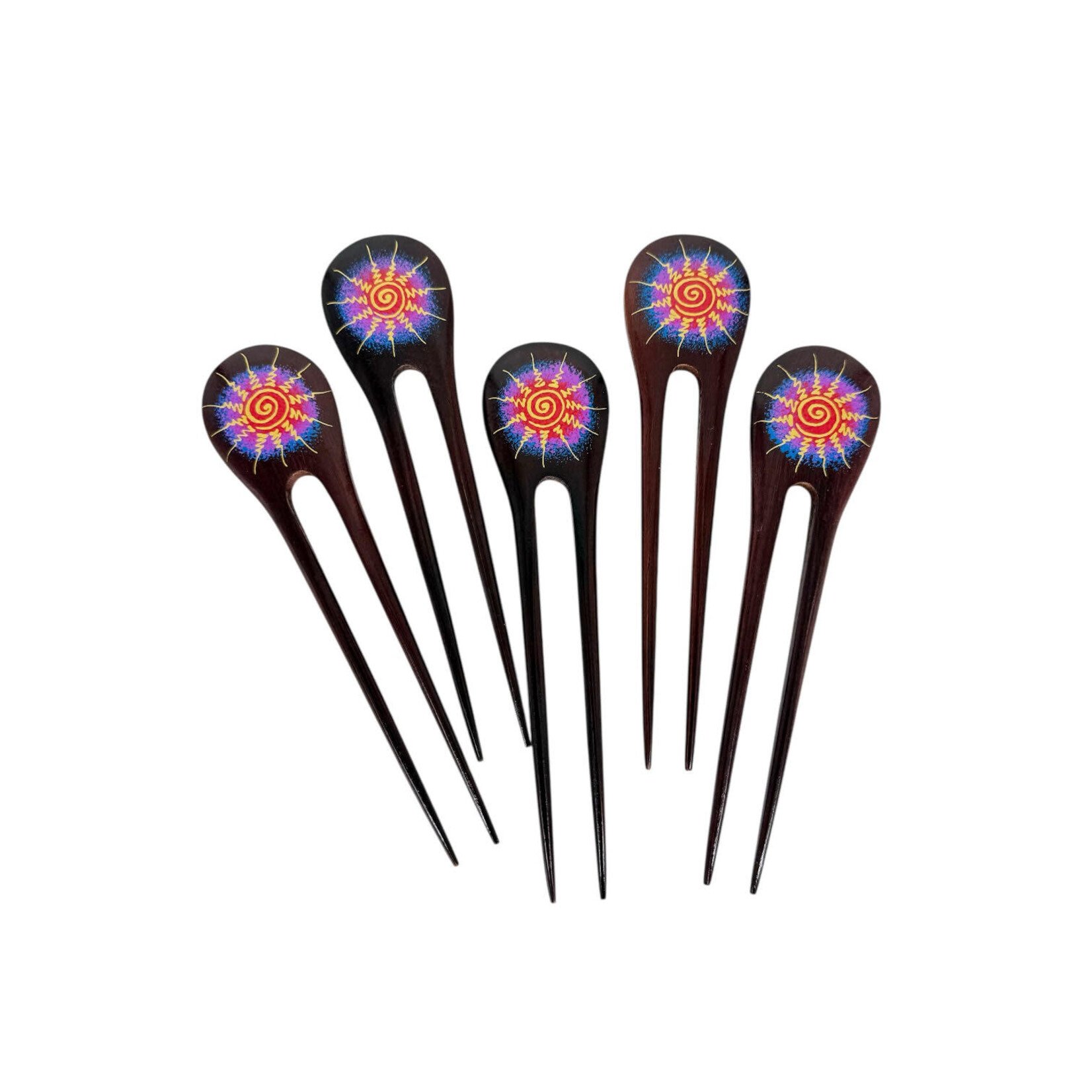 5 Pack Bunga Double Hair Stick Sun