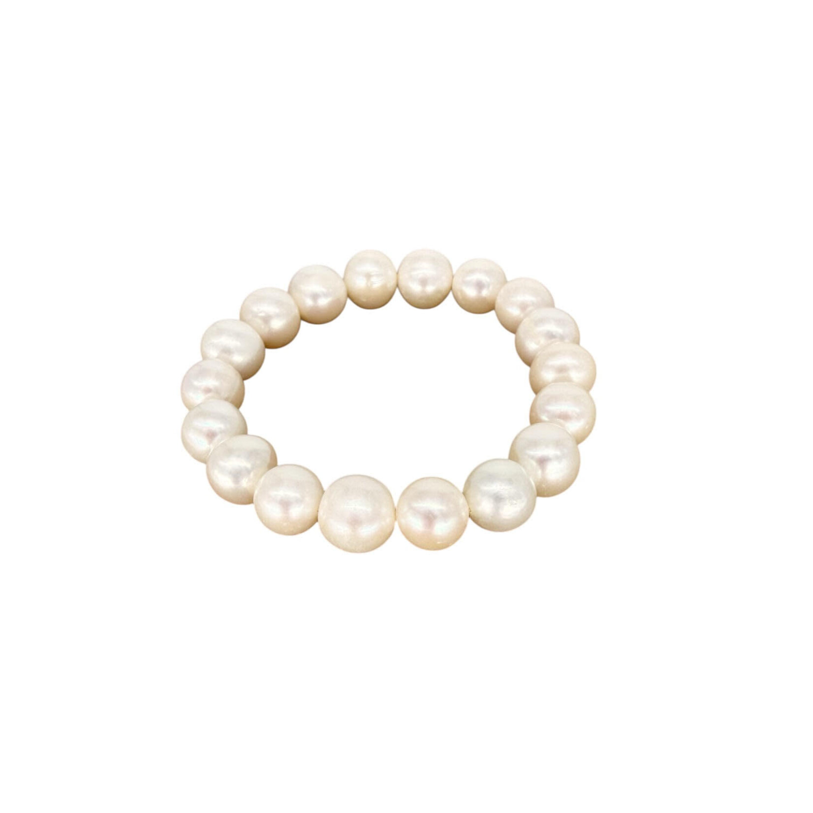 11.5-12mm Cultured Freshwater Pearl Bracelet White