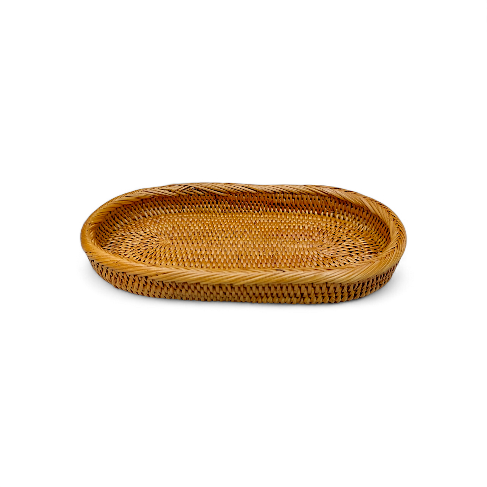 Hand Woven Ata Basket Oval Dish #116