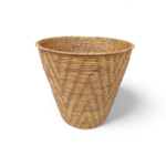 Hand Woven Ata Basket Oval Dish #117 Patterned Basket