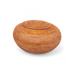 Hand Woven  Ata Basket #124 Extra Large Round Basket with Lid