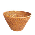Hand Woven Ata Basket #135 Medium Basket Pot Patterned