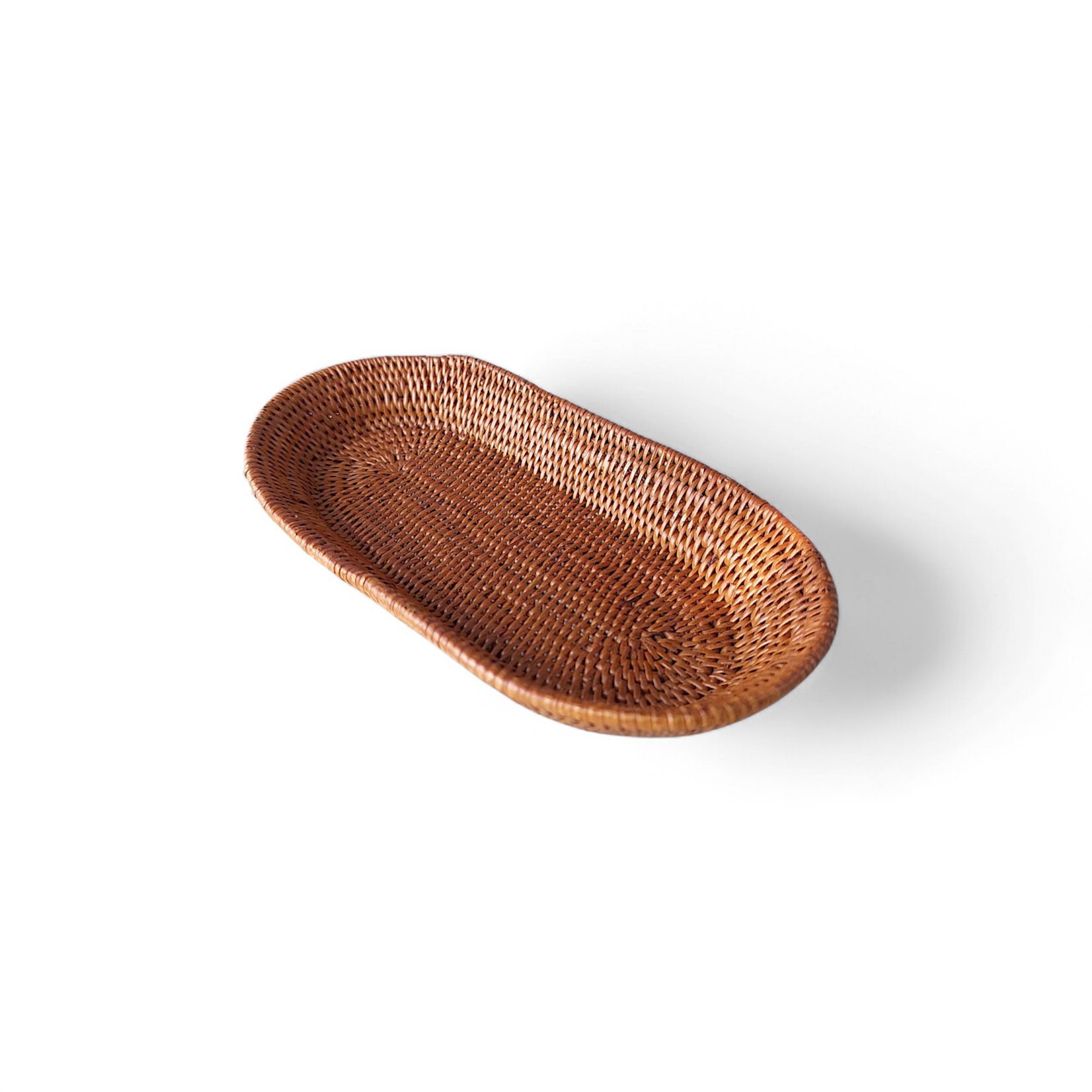 Hand Woven Ata Basket #136 Oval Dish