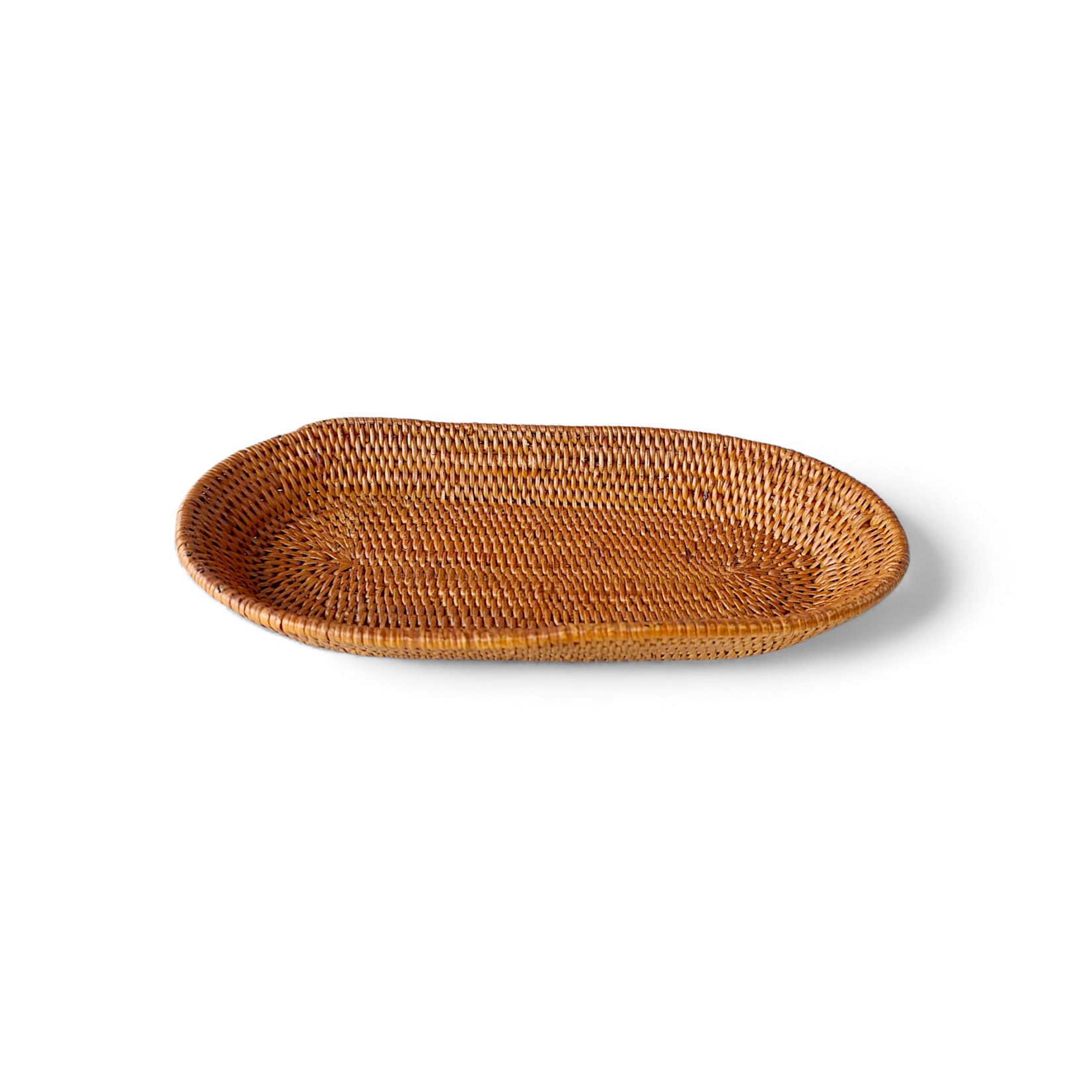 Hand Woven Ata Basket #136 Oval Dish